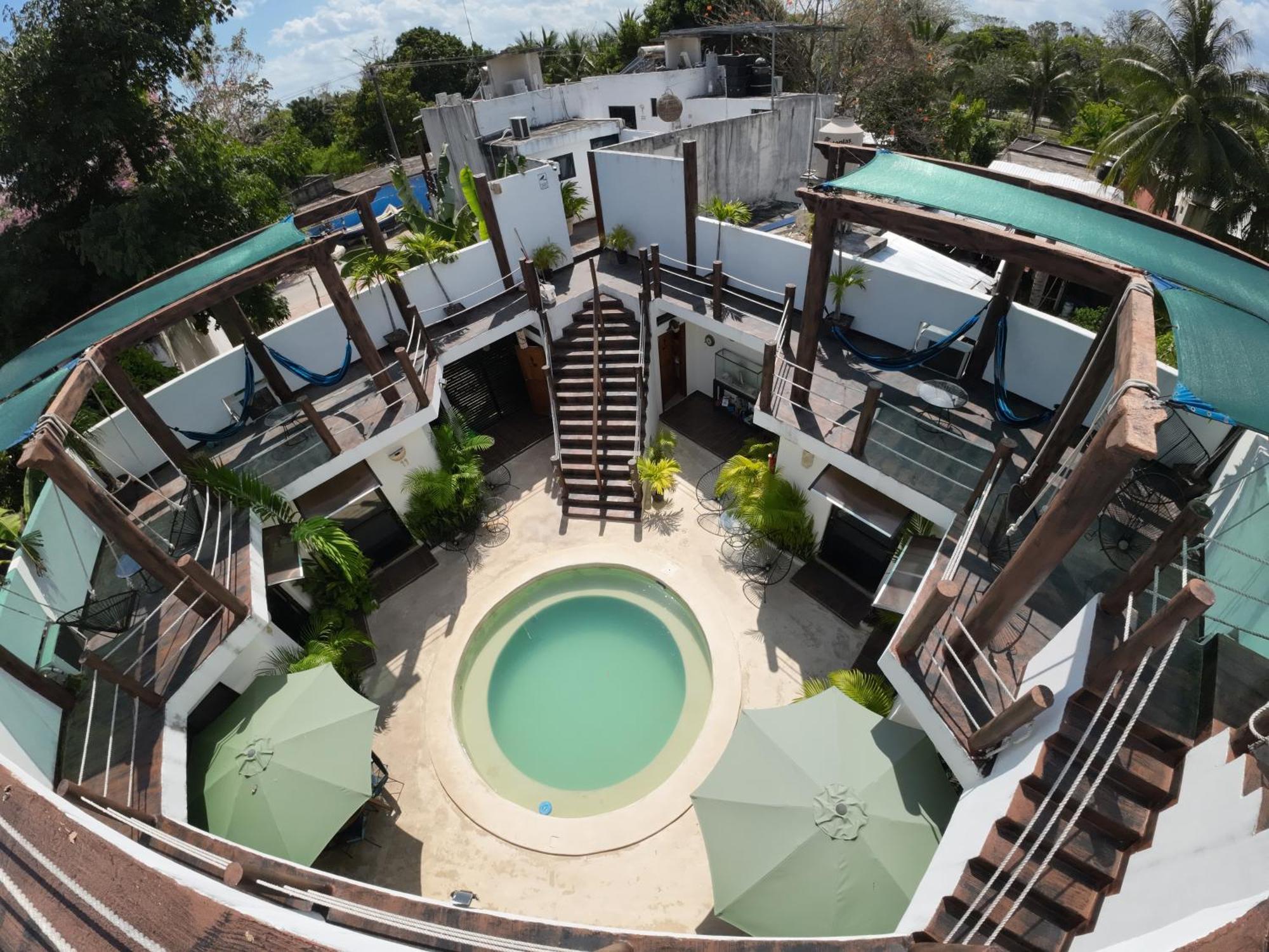 Ade Hotel Bacalar Bagian luar foto