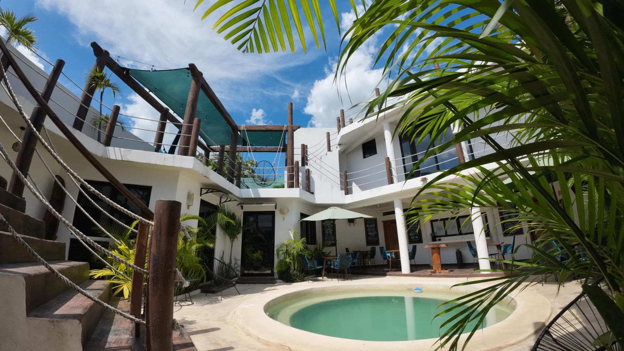 Ade Hotel Bacalar Bagian luar foto