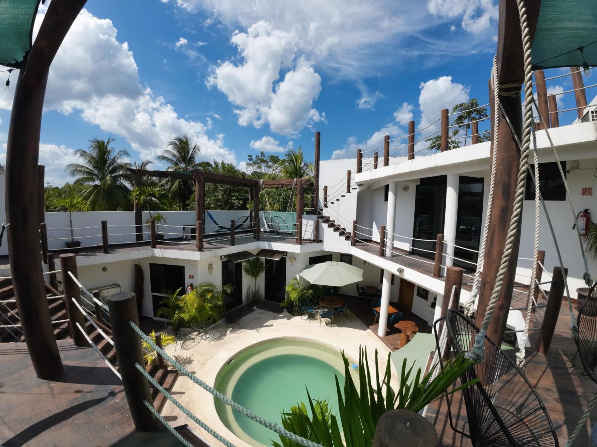 Ade Hotel Bacalar Bagian luar foto