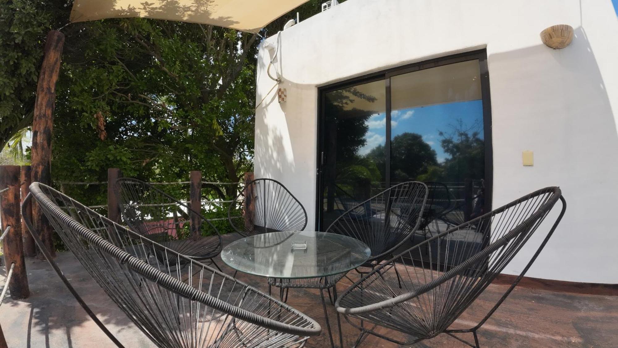 Ade Hotel Bacalar Bagian luar foto